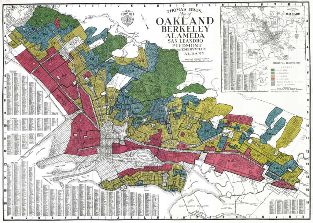 Oakland HOLC map